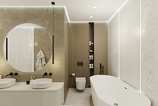 Проект ванной комнаты от Чебановой Ольги